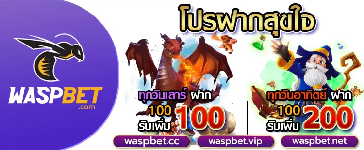 โปรโมชั่น waspbet สล็อต ทางเข้า